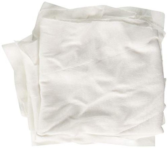 INTEX SUPPLY CO 8316-12-01-TS LB Bag White Unbleach Rag, 1 lb