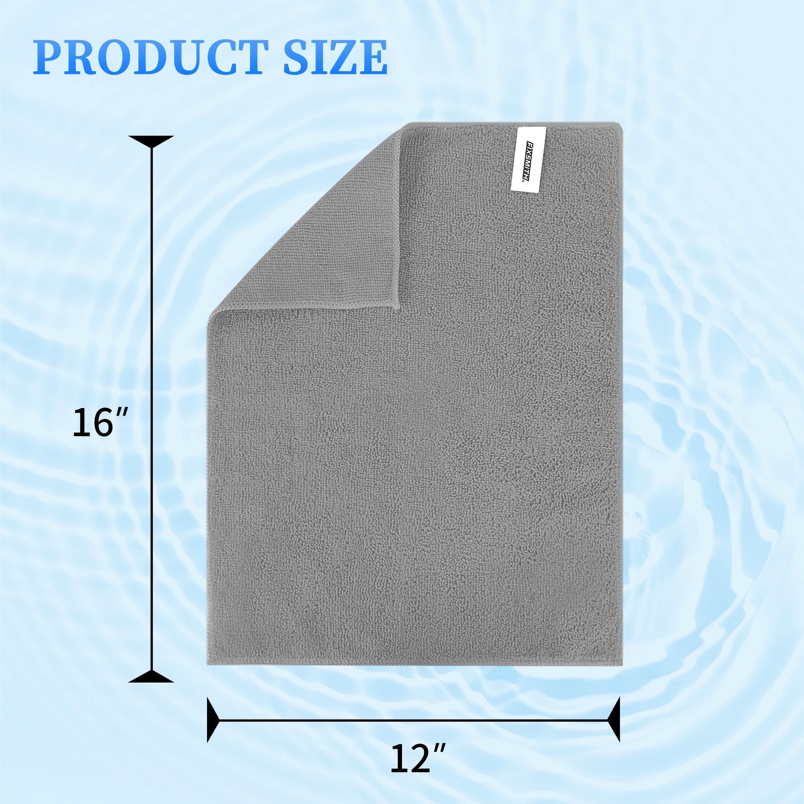 FIXSMITH Microfiber Cleaning Cloth – Pack of 8, Size: 8pk, 3 Colors Assorted