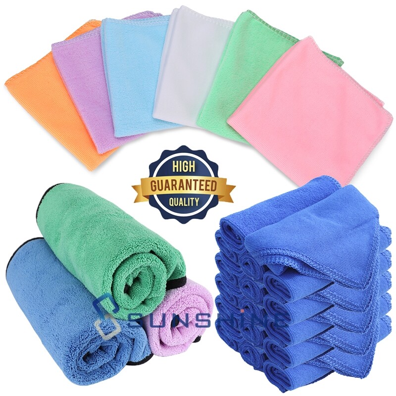 Auto Car Microfiber Cleaning Cloth Towel Rag Polishing No Scratch Detailing