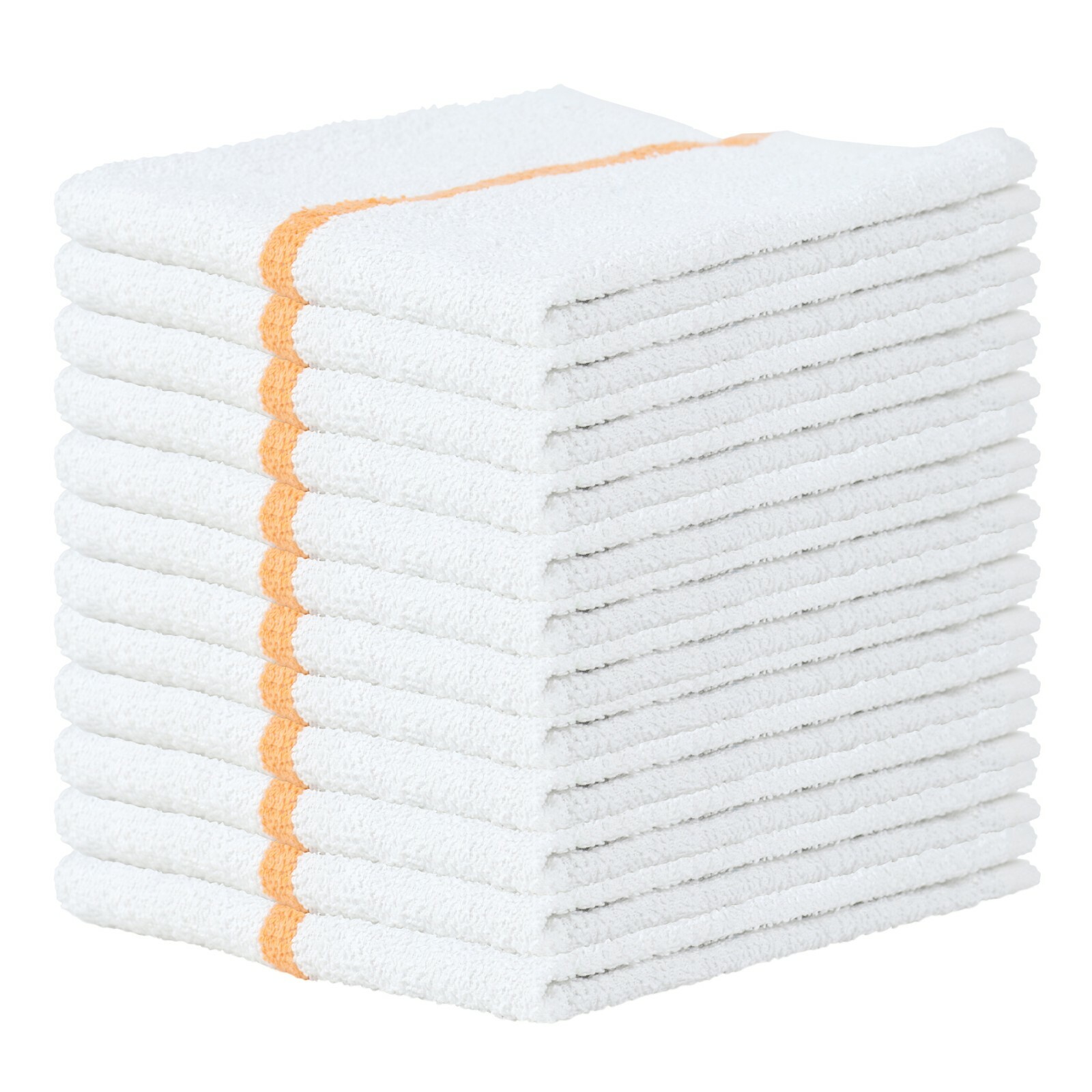 Qwick Wick Bar Mop Terry Towels – 16 x 19 Cotton Kitchen Towels – Packs of 12