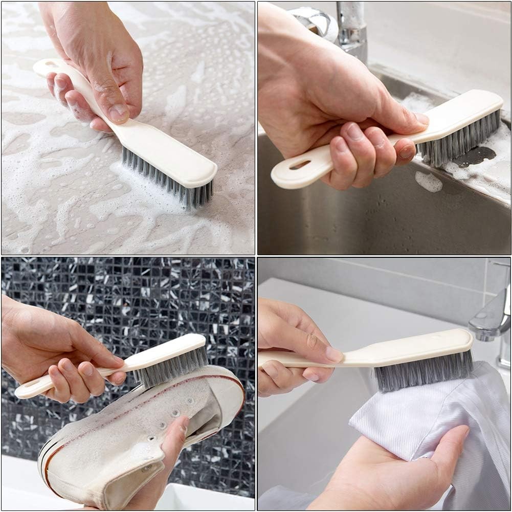 Multi-Purpose Scrub Brush Set – 4 Pack Kitchen Cleaning Brushes with Stiff Brist