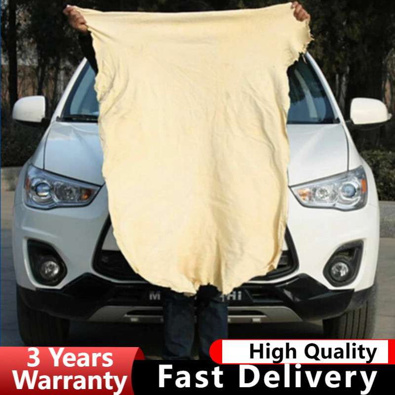 Natural Chamois Leather Car Cleaning Cloth Washing Absorbent Drying Shammy Towel