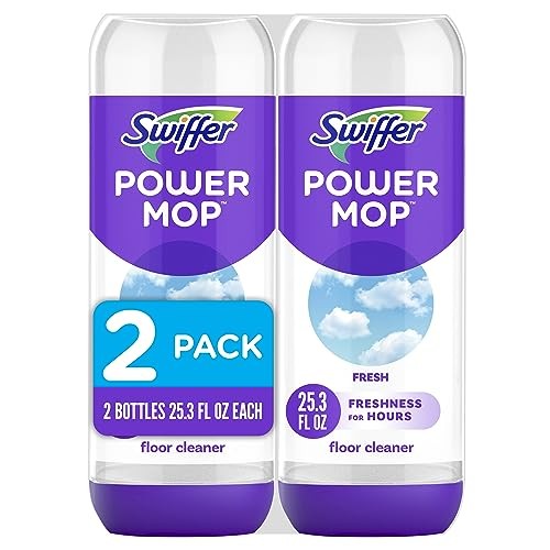Floor Cleaner Solution Refills 2 Pack 25.3 oz Fresh Scent Compatible PowerMop