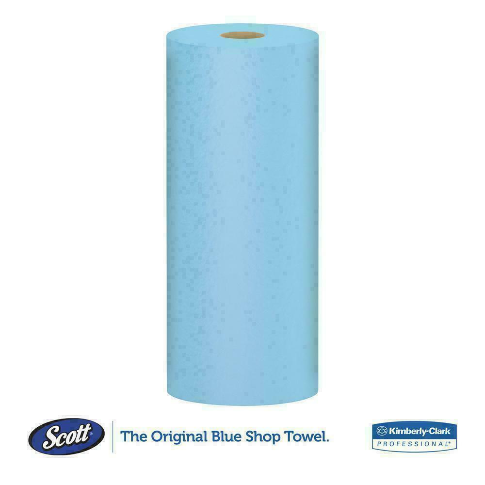 SCOTT Blue Original Multi Purpose Paper Shop Towels 55 Sheets Roll 20 Rolls