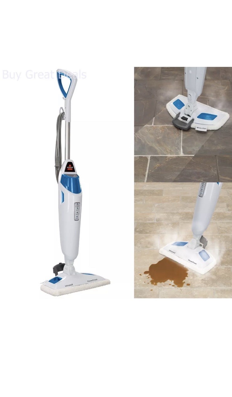 Best Steam Mops 1940 Power Fresh Steam Mop, Floor Steamer, Tile Cleaner,Blue New