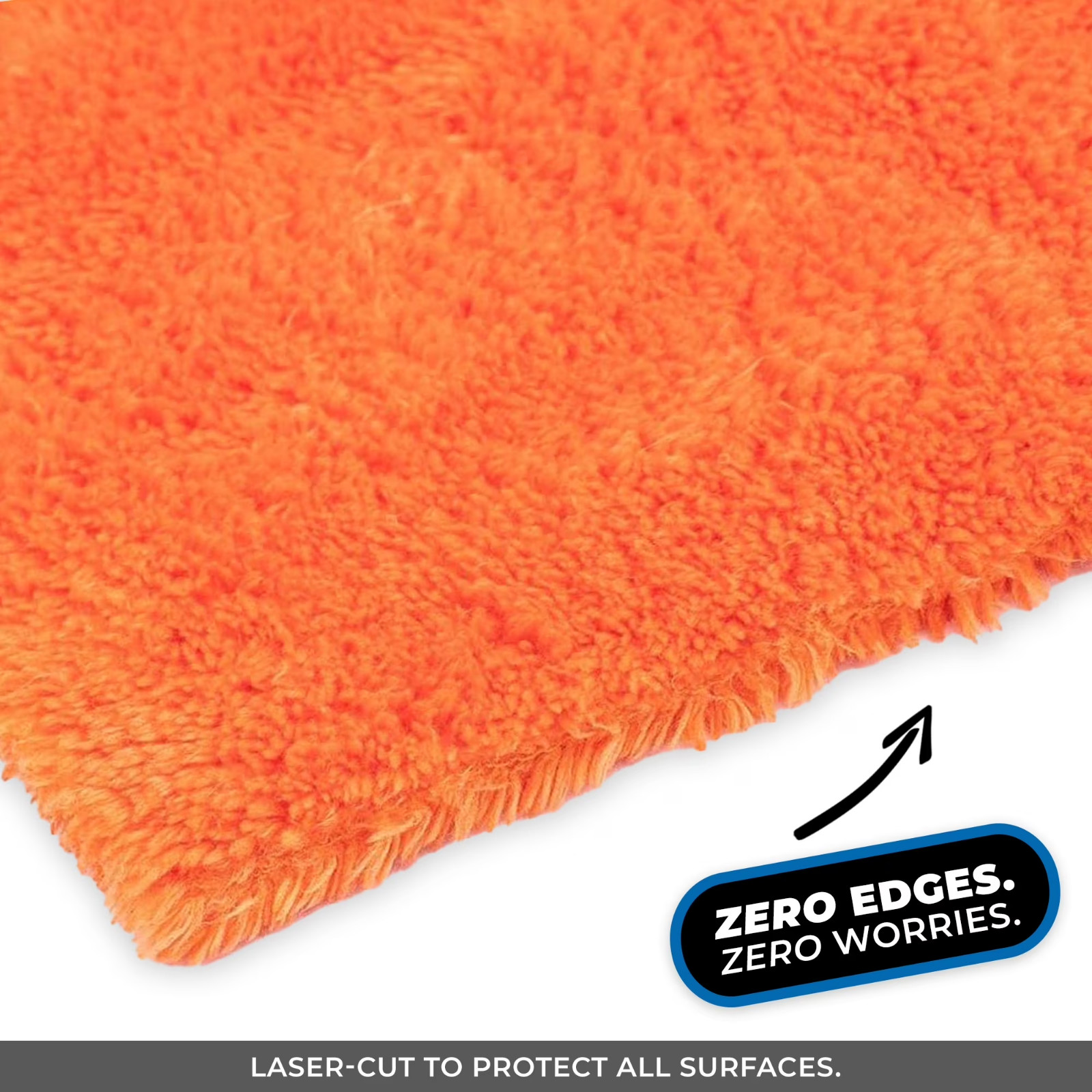 The Rag Company Eagle Edgeless 500 Microfiber Towels 4 Pack 16×16