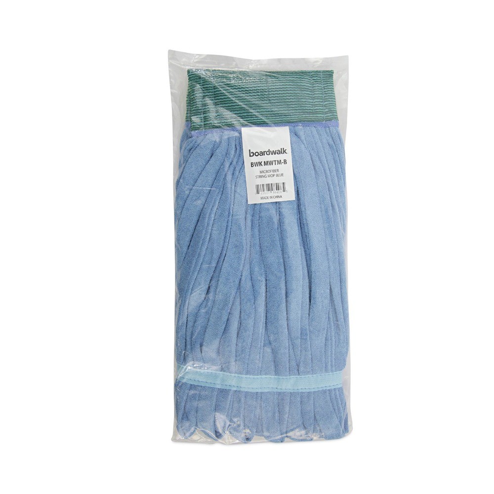 Boardwalk MWTMB Microfiber Looped-End Wet Mop Head – Medium, Blue New