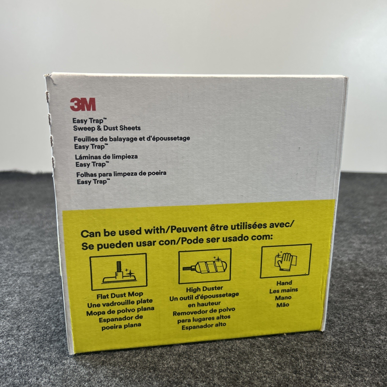 3M Easy Trap Sweep & Dust Sheets 5″ X 6″ x 30ft Roll White 60-Ct Box 59032W NEW