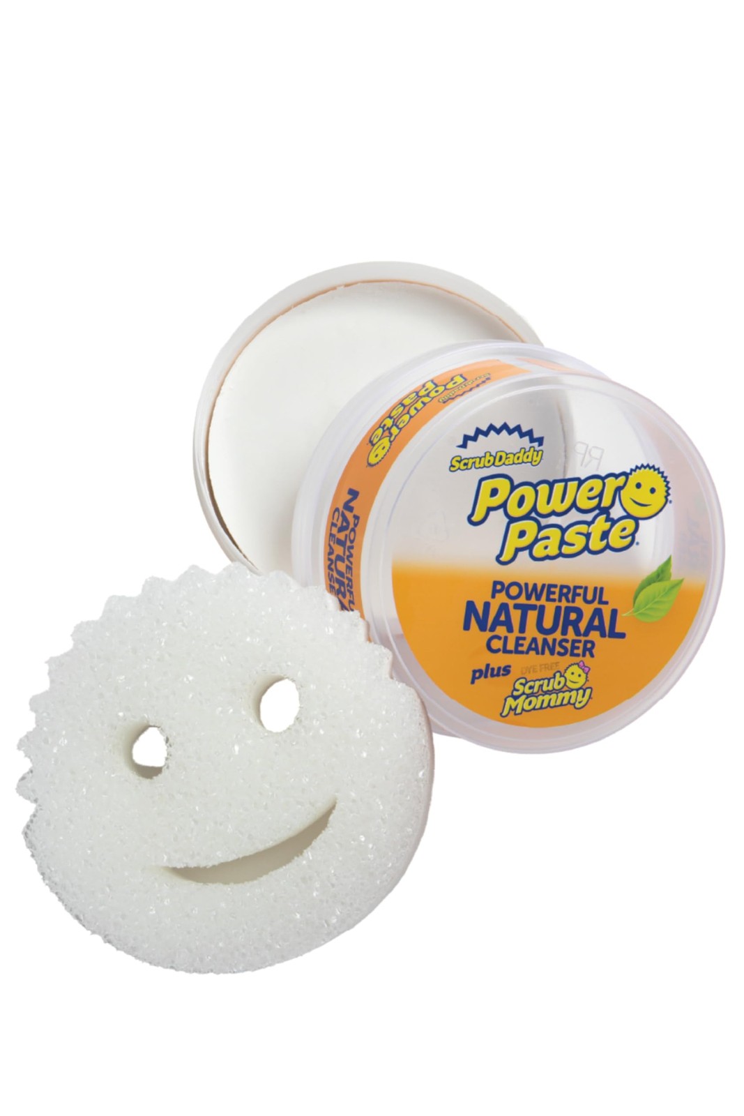PowerPaste Cleaning Compound with Scrub Mommy Odor Resistant Sponge 1 Count