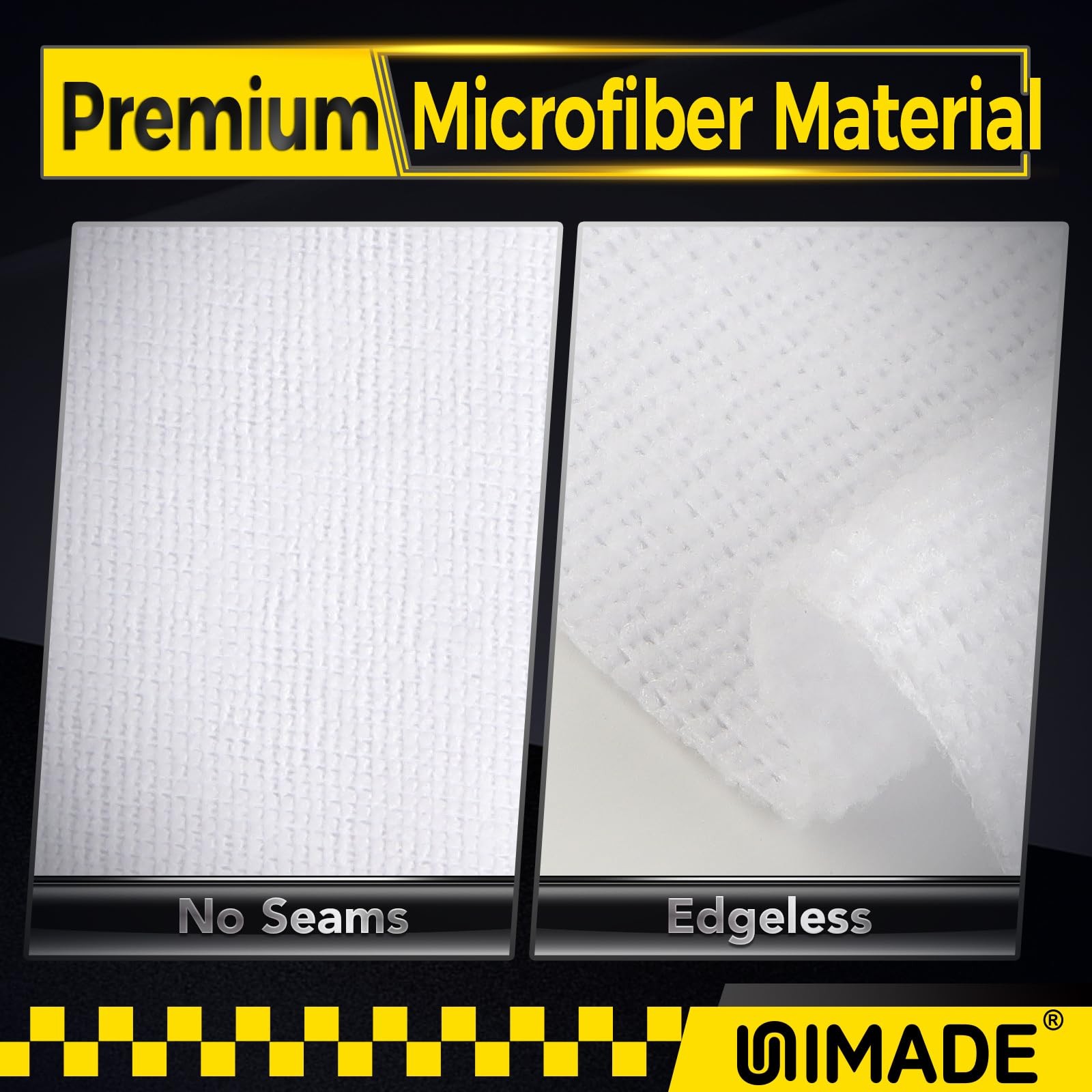 UNIMADE Shop Towels, 100 Pack Commercial Grade Work Rags 100pk, White