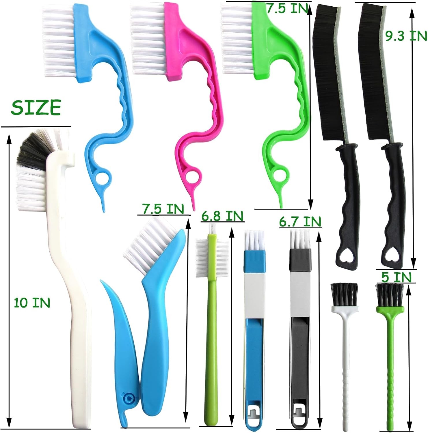 12Pcs Small Cleaning Brush, Crevice Gap Cleaning Brush,Door Window Track Groove