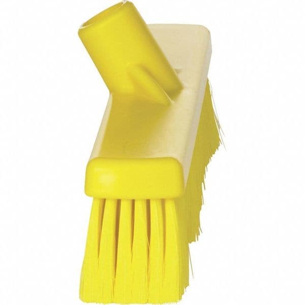 Vikan 31796 16 In Sweep Face Broom Head, Medium, Synthetic, Yellow