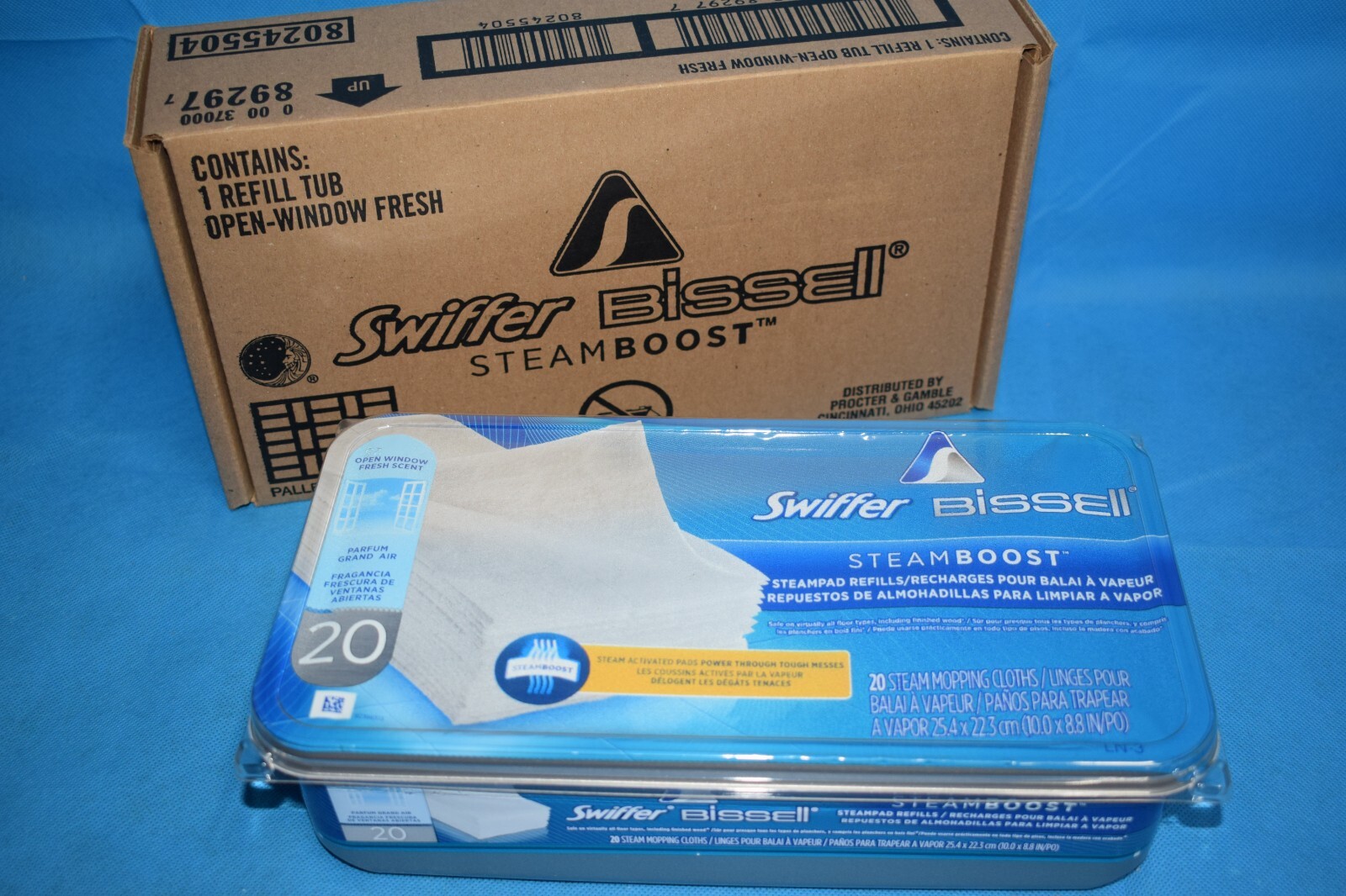 Swiffer Bissell Steamboost Steampad Refills 20 Count Fresh Scent NEW S-C