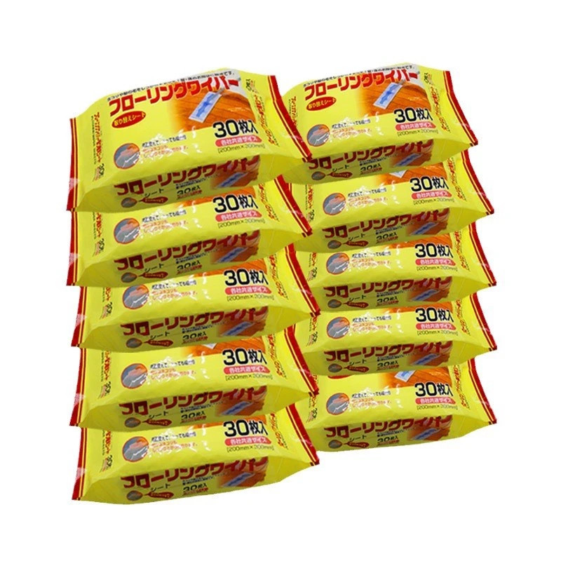 30pcs/bag Disposable Electrostatic Dust Removal Mop Paper Home Kitchen Bathroom