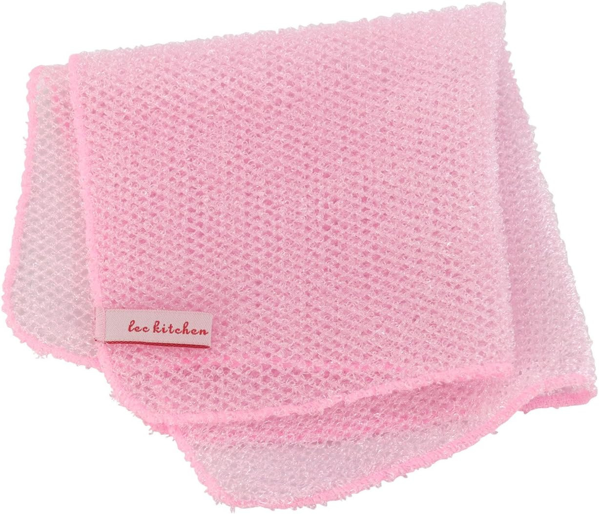 Lek drainage-foaming of good dishwashing mesh (30 × 30cm) pink From Japan