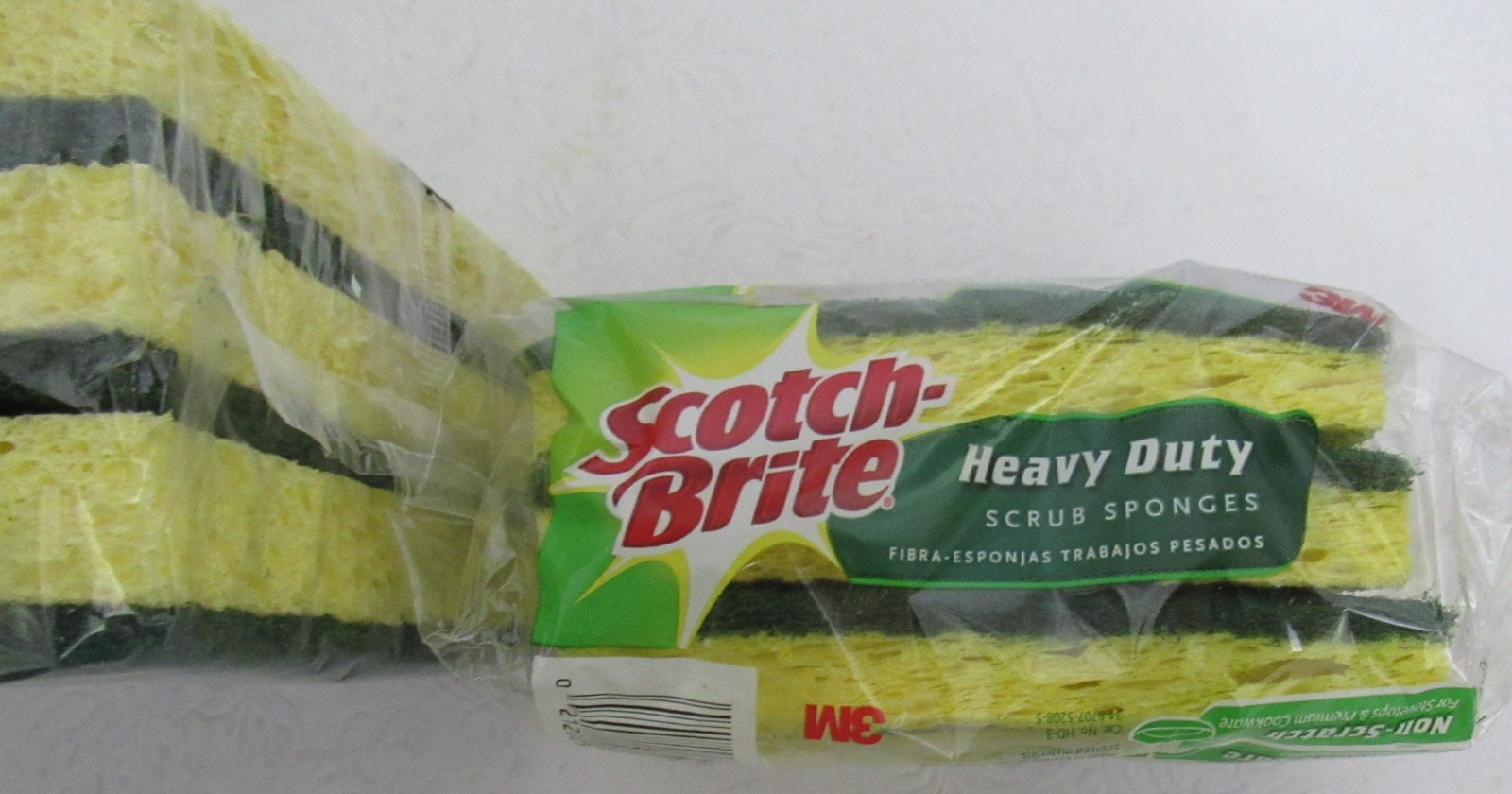 Scotch-Brite Scrub Sponges Heavy Duty 9 Count 4.5″ x 2.7″ x 0.6″ Non-Scratch