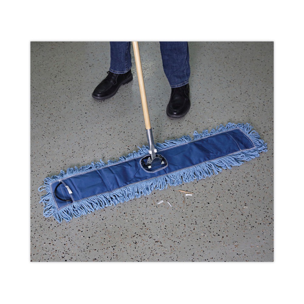 Boardwalk 1136 36″ x 5″ Looped-End Cotton/Synthetic Blend Dust Mop Head – BL New