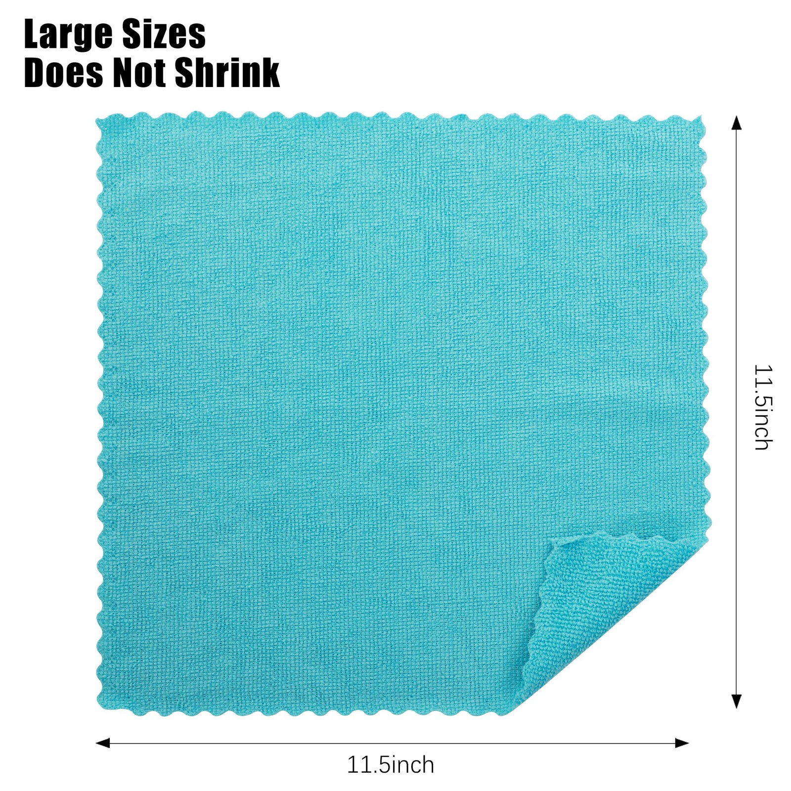 12 Pack Microfiber Cleaning Cloth – Reusable Cleaning Rag, Fast Drying Cleani…
