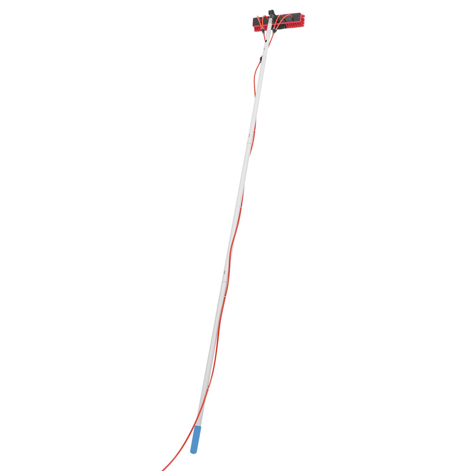 Solar Panel Cleaning Pole Outdoor Window Washing Equipment Brush Adjustable