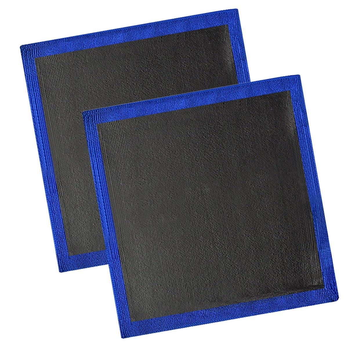 Clay Bar Towel for Auto Detailing, 12″ x 12″ Fine Grade Microfiber Car 2PCS