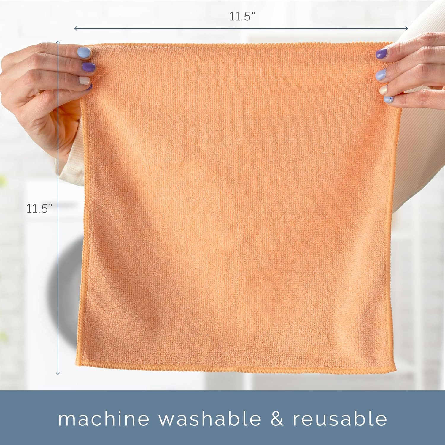 Microfiber Cleaning Cloth Set of 50 Towel Rag Car Polishing Detailing No-Scratch