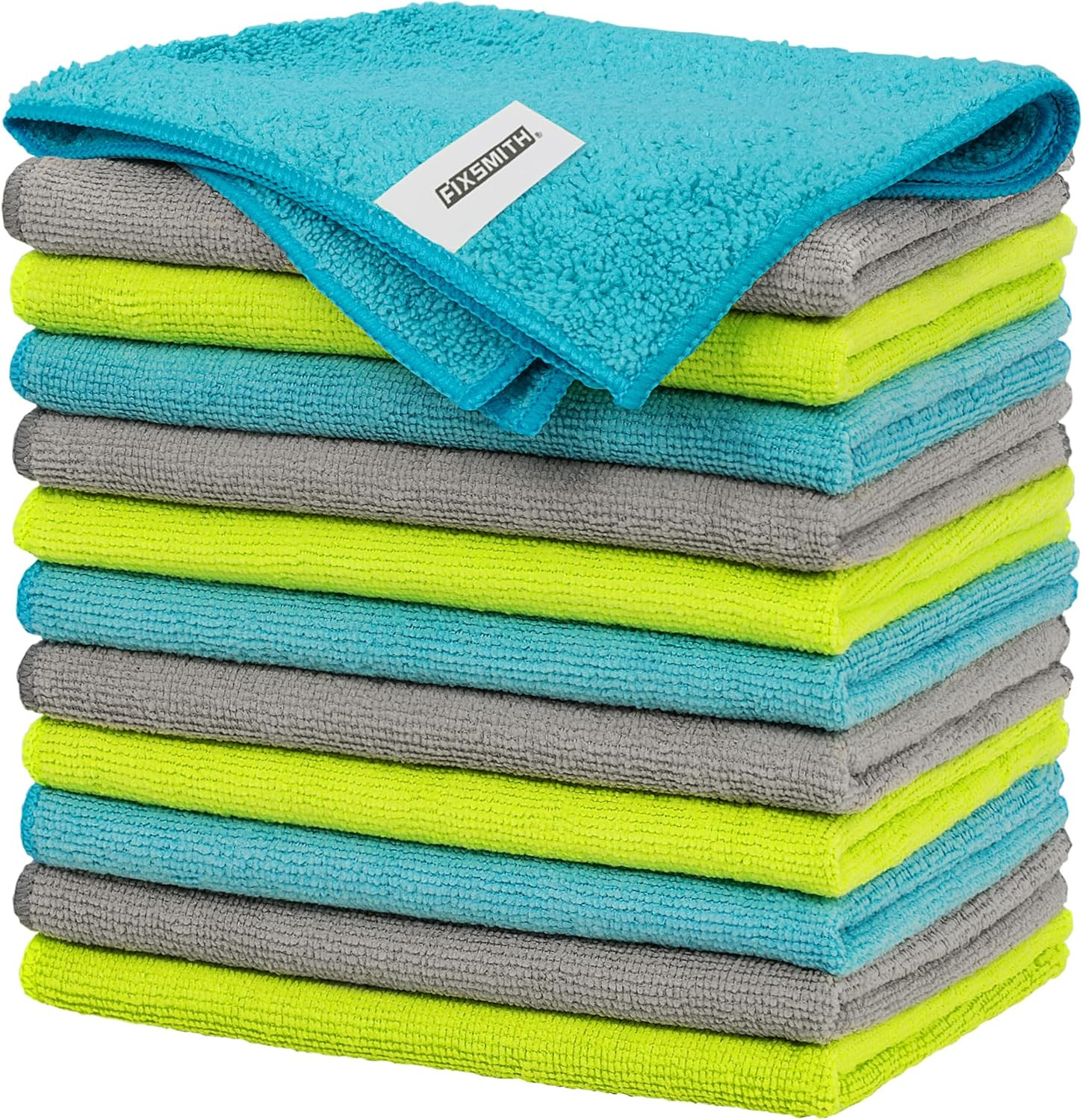 Microfiber Cleaning Cloth – Pack of 12, Multi-Functional Towels, Size: 12 x 1…