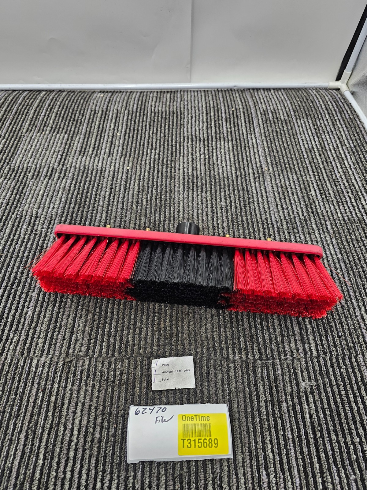 Window Cleaning Brush Head for Solar Panel Washing Water Flow Through NO POLE