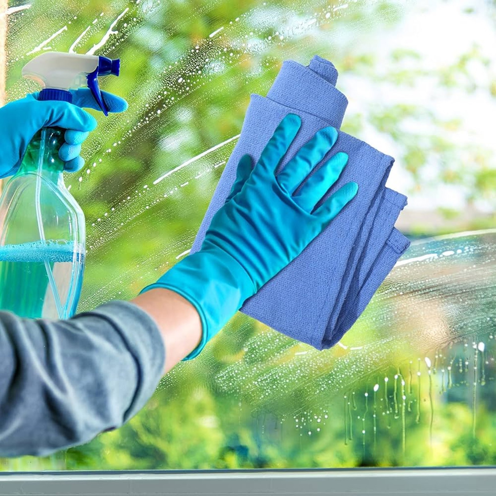 New Blue Cleaning Towels Rags – Multipurpose Cleaning Cloths