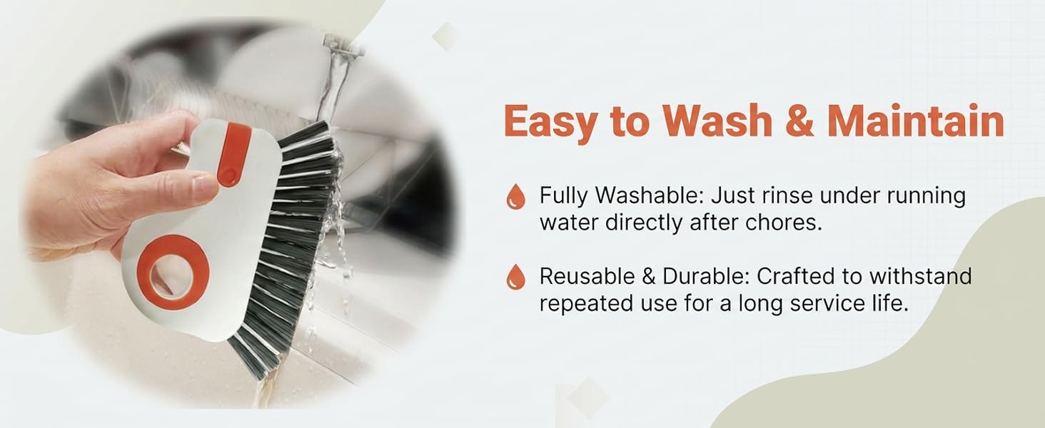 2 Pcs 2 in 1 Window Track Cleaner, Groove Cleaner Brush, Effective Window Sill