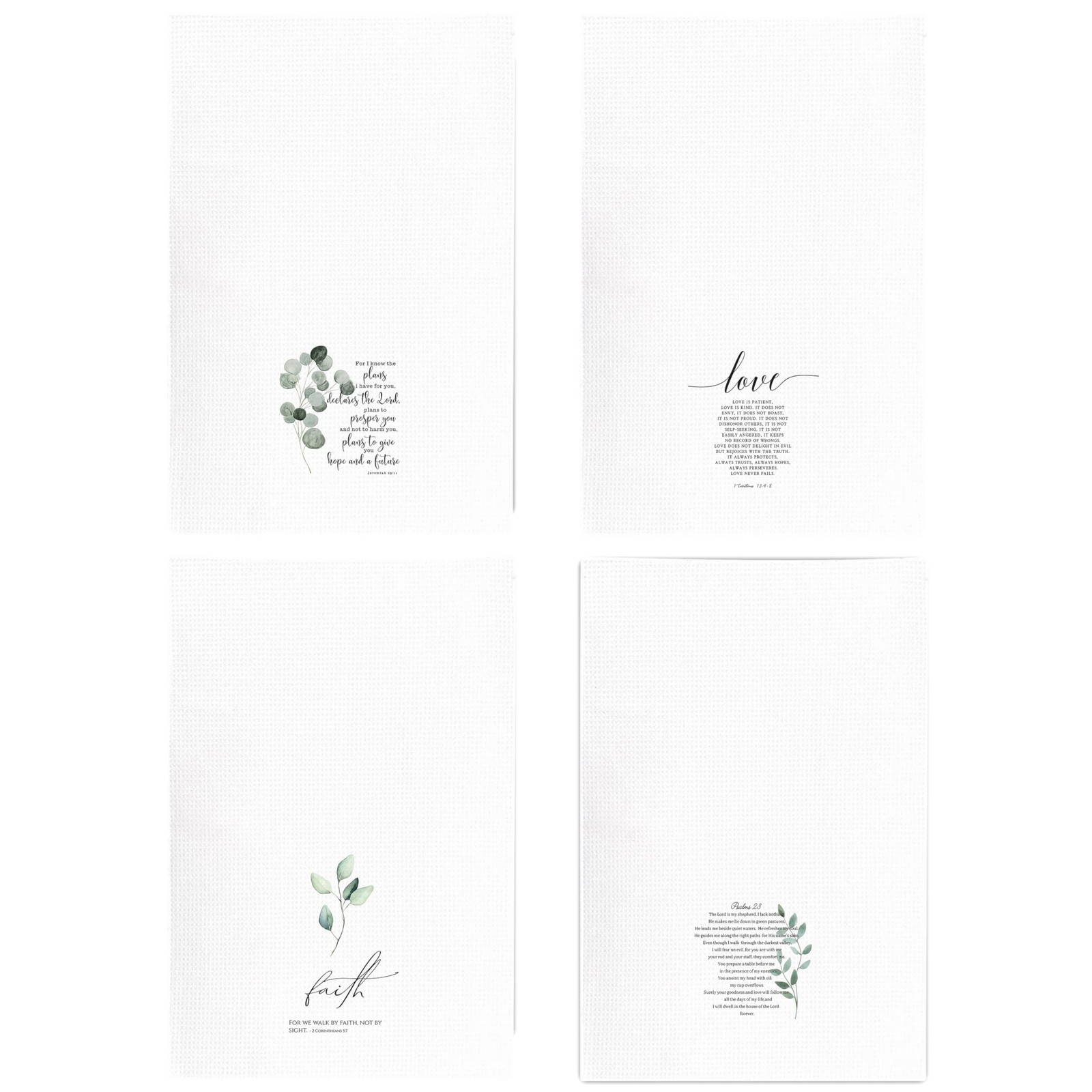 Christian Faith Bible Kitchen Inspirational Towels 16×24 Inch,Christian Hand …