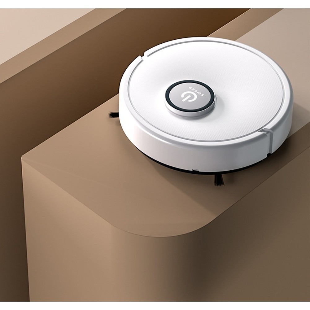 Robot Vacuum Cleaner 20x20x4.5cm 3 in 1 Function Sweep Mop Suction Low Noise