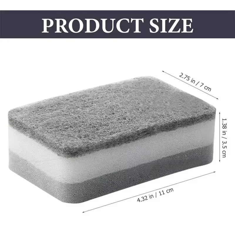 10/50 Pack Kitchen Cleaning Sponges Scourers Washing Up Non-Scratch for Dish Pad