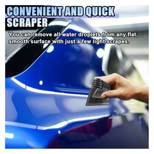 Small Squeegee, PPF Window Tint Squeegee, Rubber Non-Slip Handle Tint Black