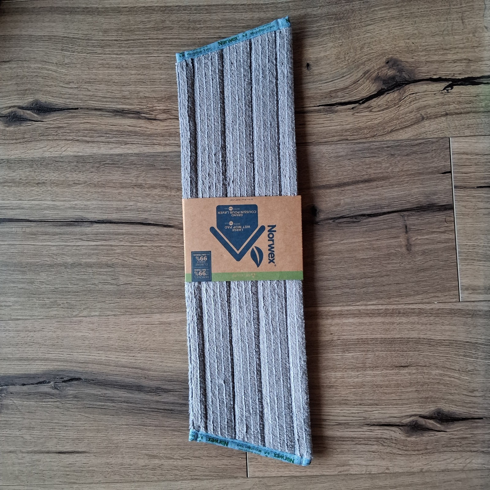 NEW Norwex Superior Mop System | Black/Graphite | 2 Pads (Wet & Dry)