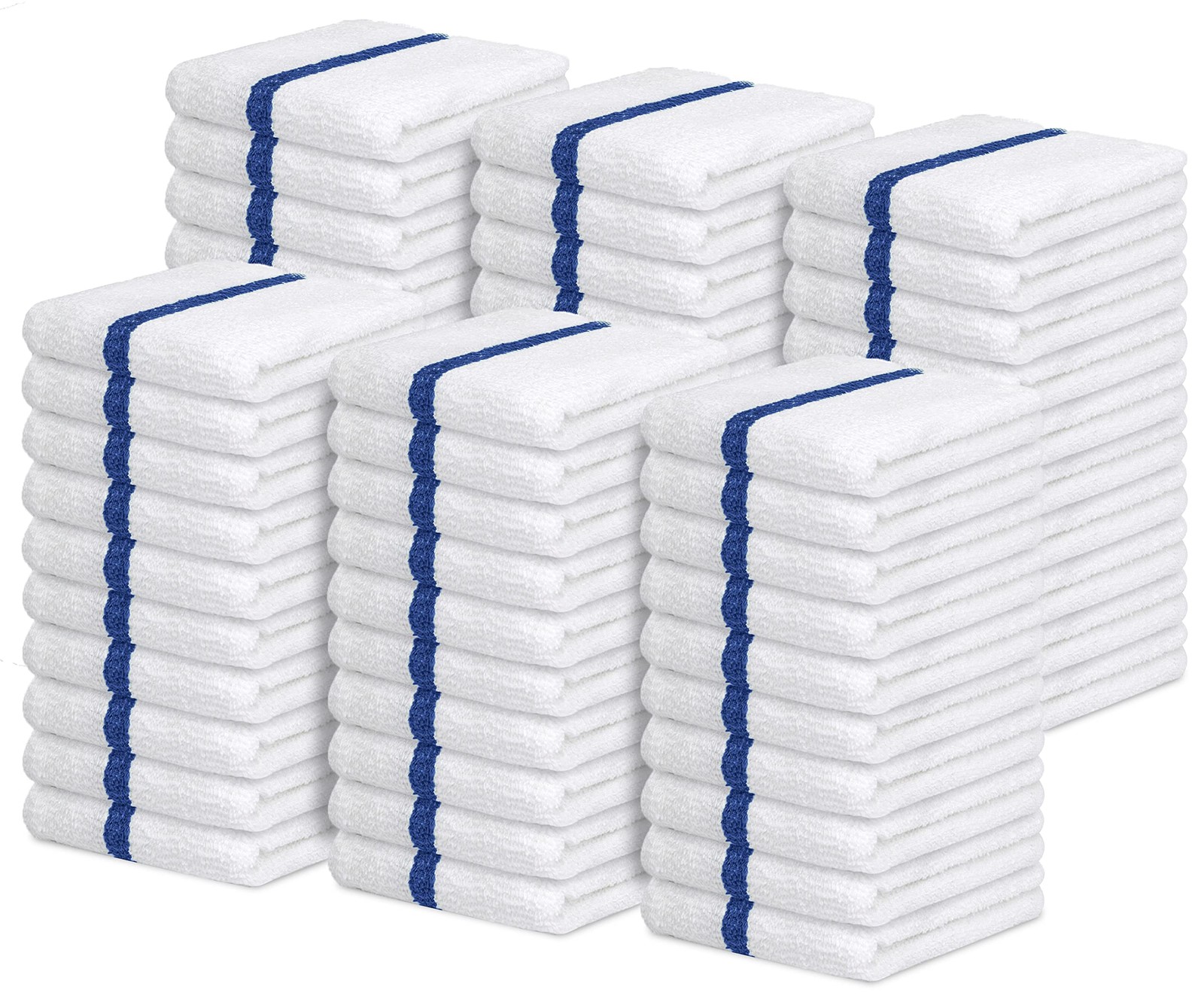 Terry Bar Mop Towels (Value Pack of 60) Size 16″x19″ – Absorbent and Durable,…