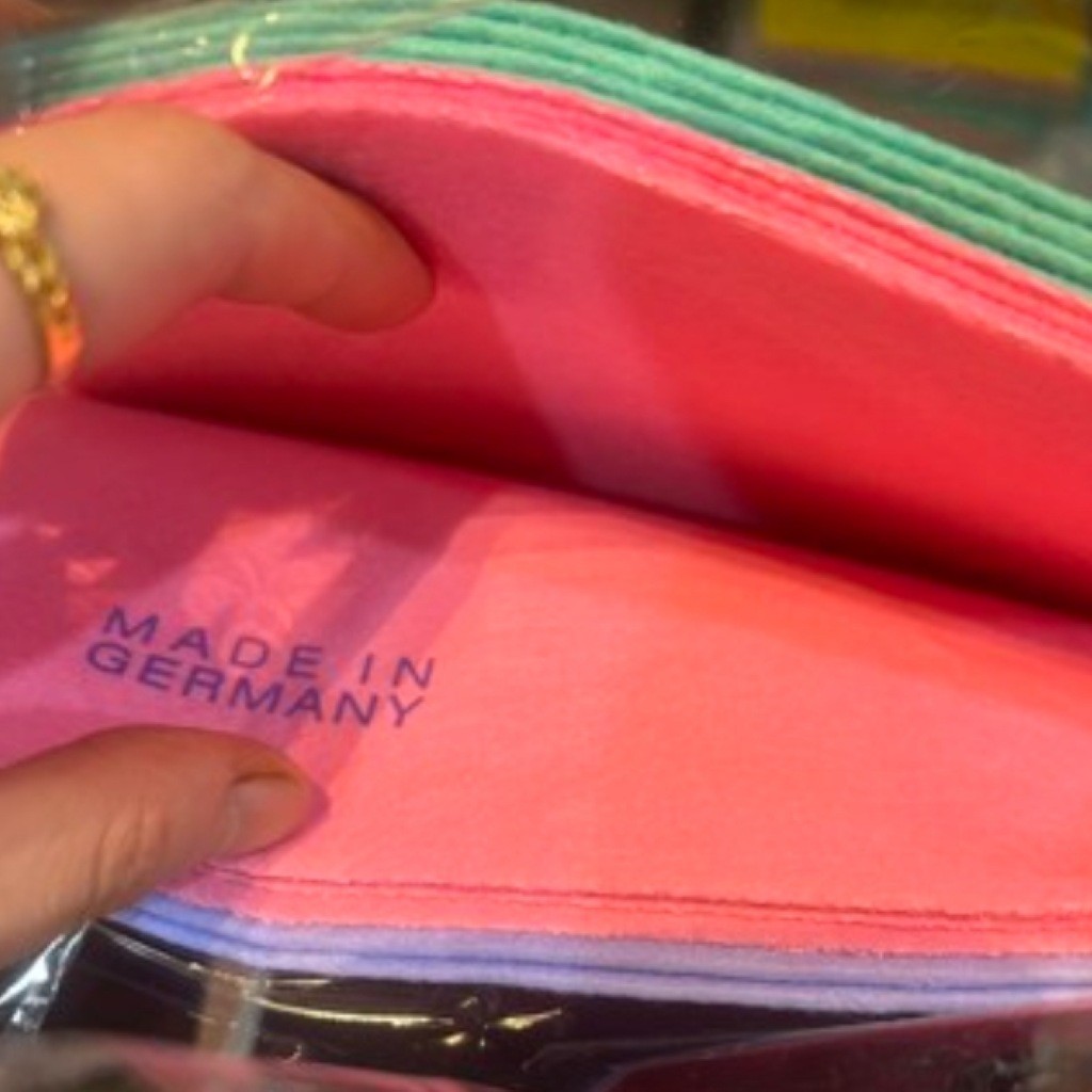 20pcs German Viscose Nonwoven Dish Cloths 5 Colors Kitchen Cleaning Rag Set