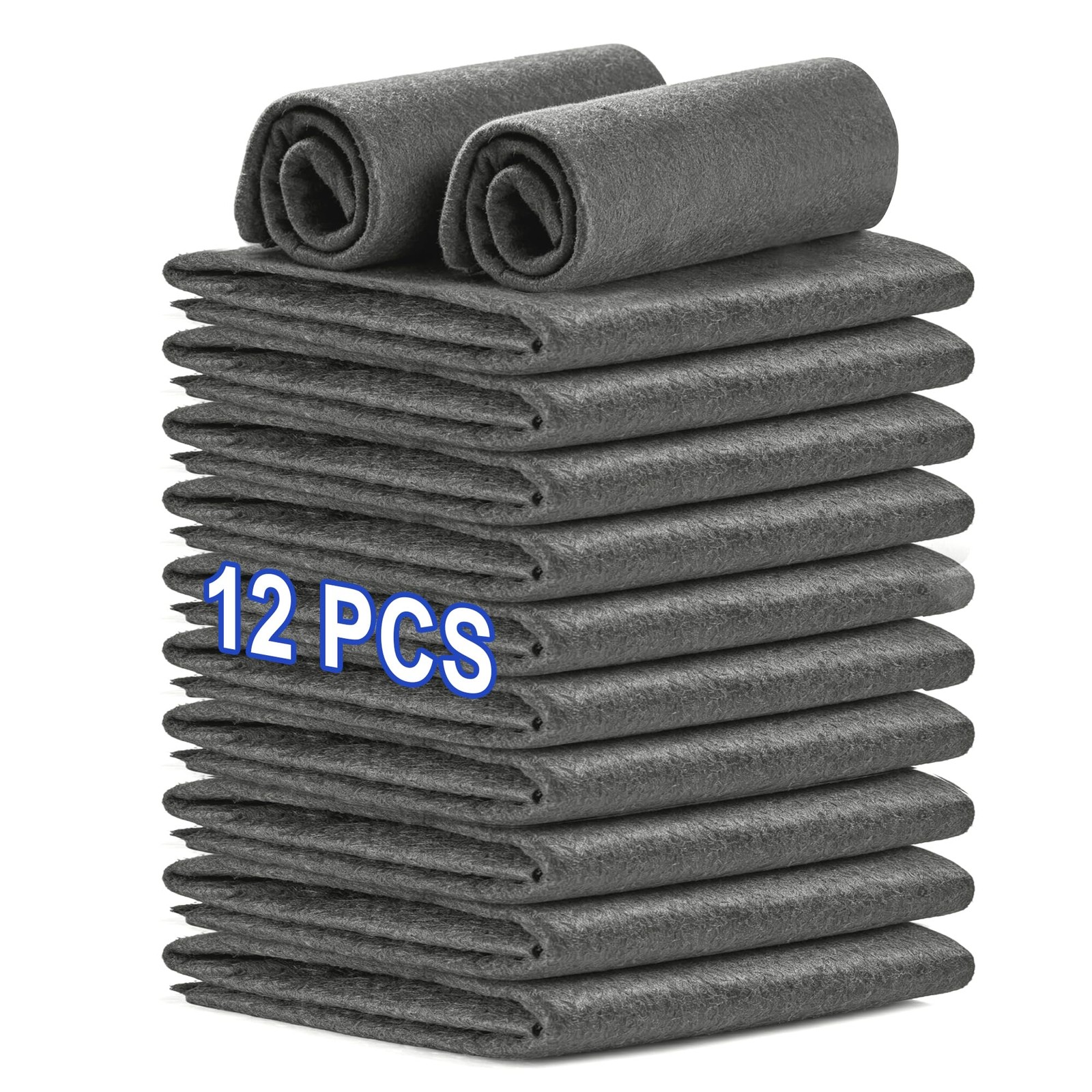 Thickened Magic Cleaning Cloth (12 Pack) – Microfiber Streak Free Lint Free R…