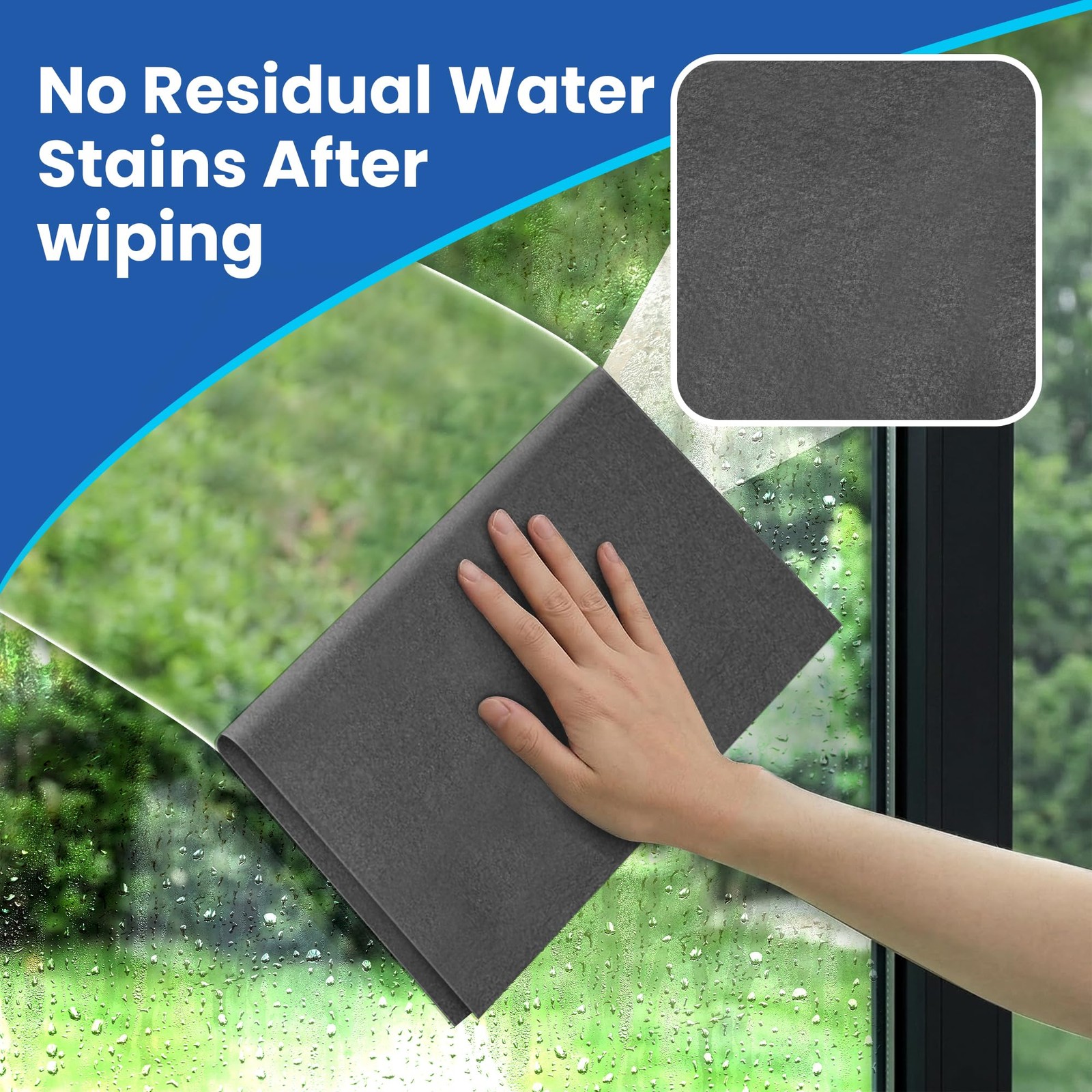 Thickened Magic Cleaning Cloth (12 Pack) – Microfiber Streak Free Lint Free R…