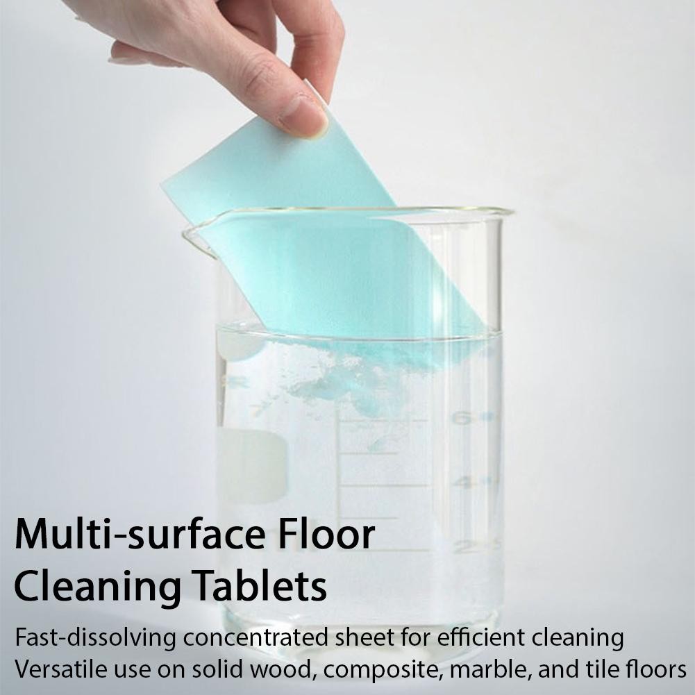 Water Soluble Floor Mopping Sheets for Hardwood Tile Laminate Marble Floors