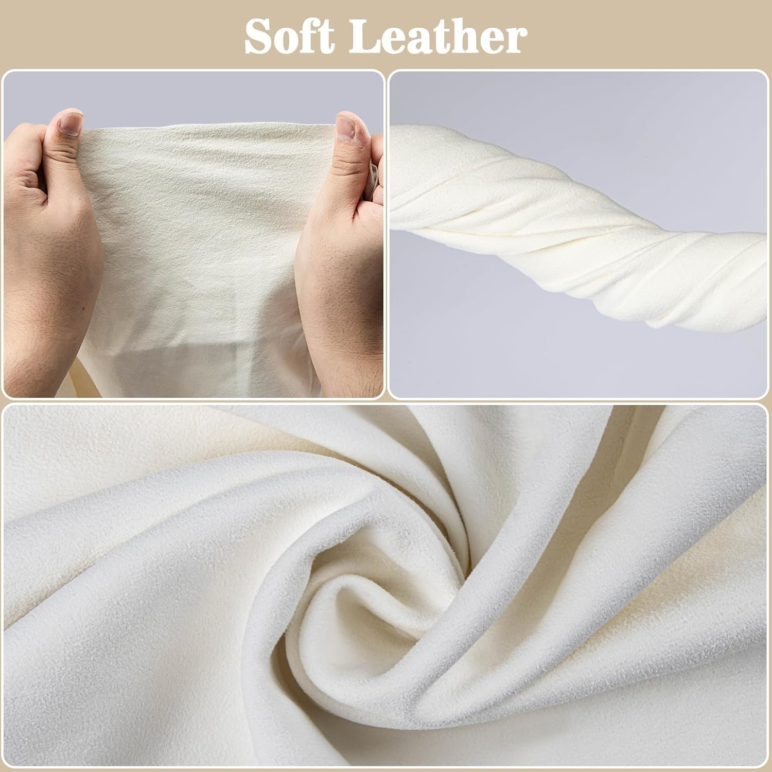 Chamois Cloth for Car – Sheepskin Cleaning Cloth Car Drying Towel Real Sheepskin