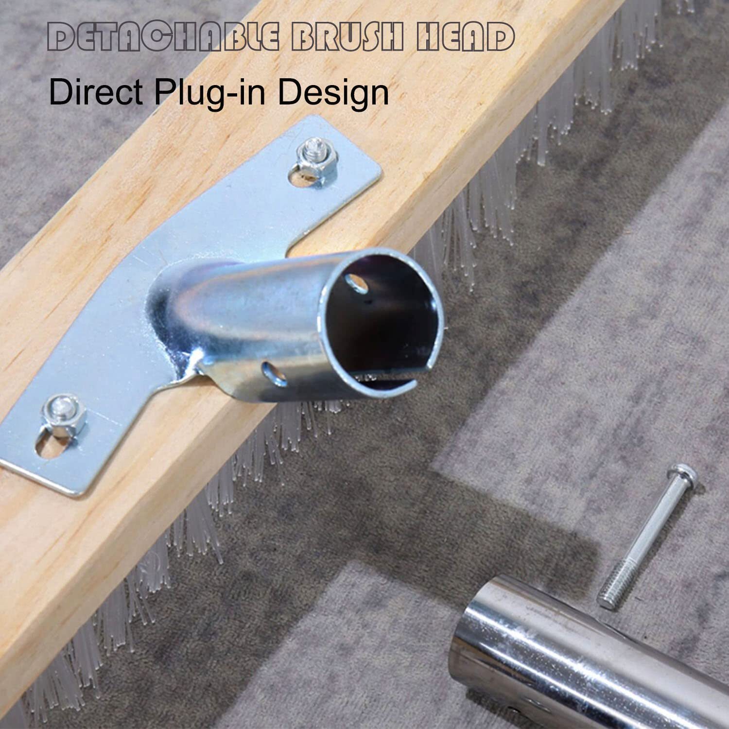 Broom Handle Bracketmultiple Mounting Options Broom Head Bracketgalvanizing Proc