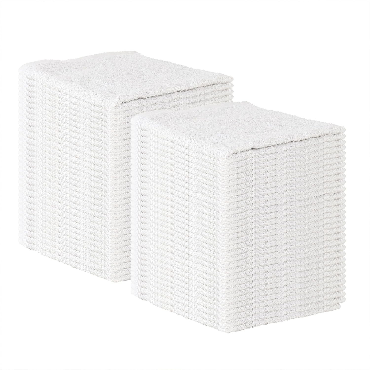 Super Absorbent Terry Cloth Rags – 14×17 Inches, 60 Count, Machine Washable
