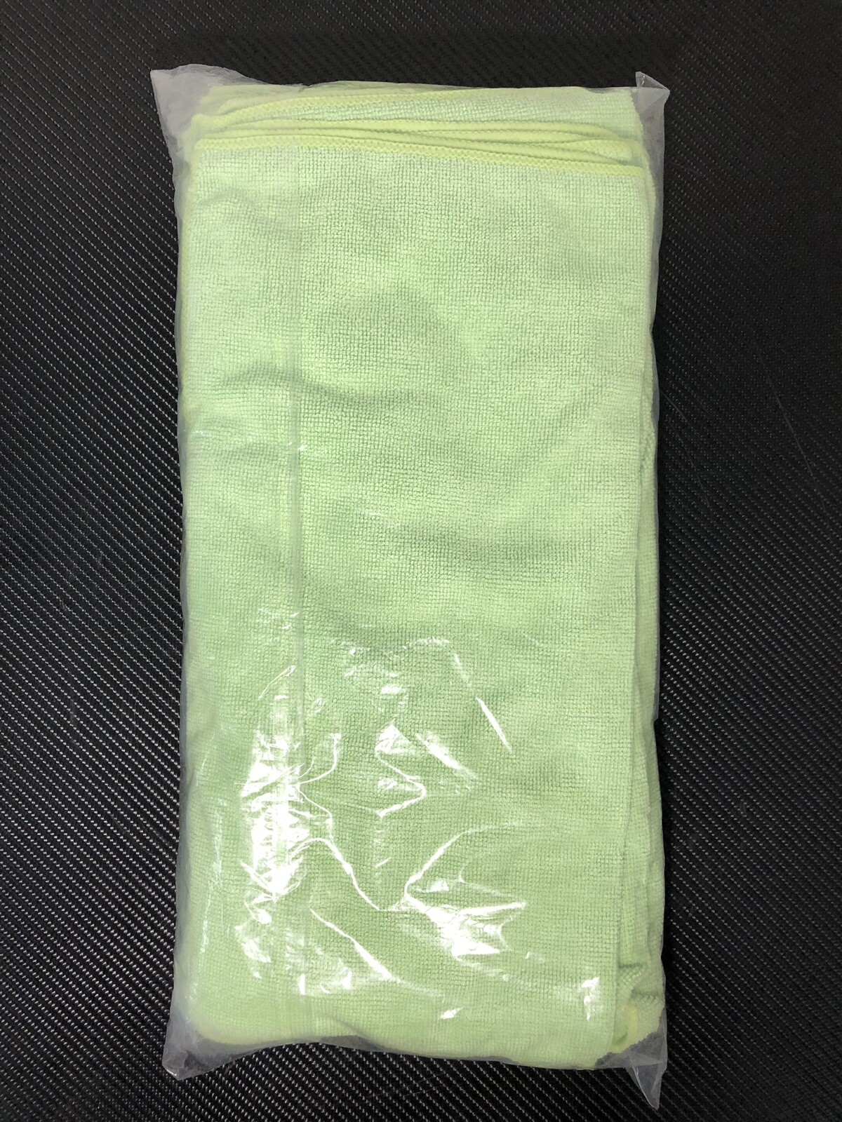 12-Pack Tough Guy Microfiber Cleaning Cloth Medium Duty 16″x16″ Green #1TTX7