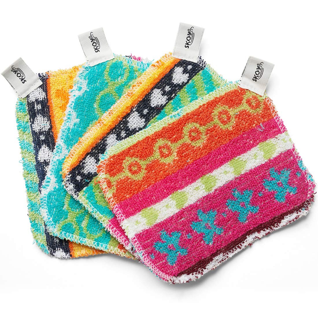 Reusable Non Scratch Kitchen Dish Scrubbers Dish Scrubbing Pads 4 Pack