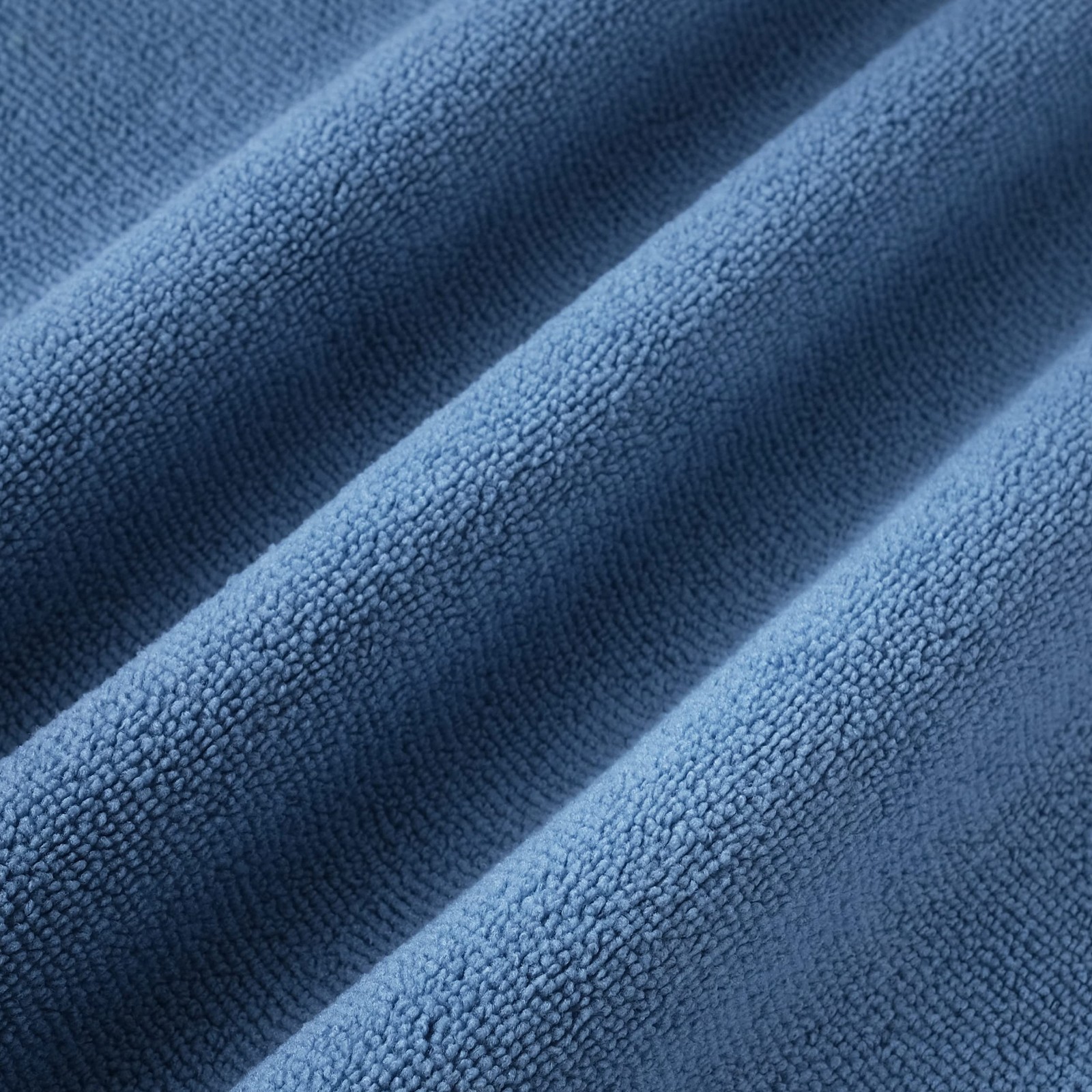 POLYTE Microfiber Cleaning Towel 16×16, 12 Pack Professional, Blue,camel,gray