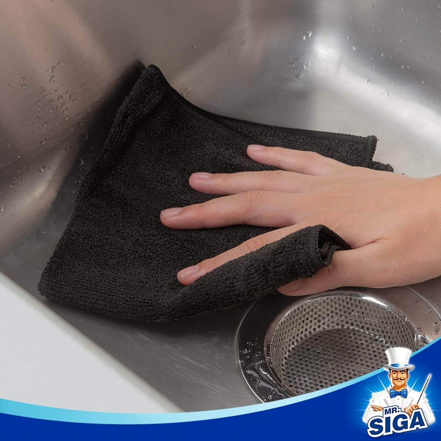 MR.SIGA Microfiber Cleaning Cloth, All-Purpose Microfiber Towels, Streak Free Cl