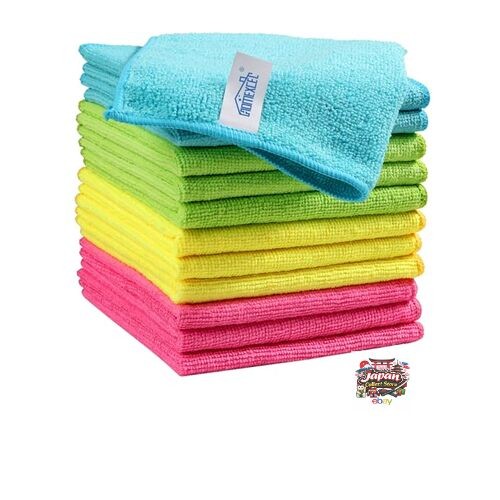 HOMEXCEL Microfiber Cloths 12-Pack Kitchen Cloths/Car Wash Towels/Dishcloths