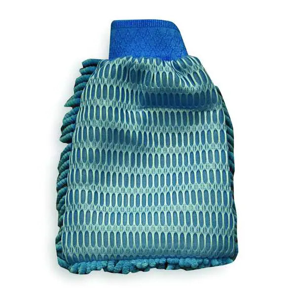 Tough Guy Polyester Scrubbing Mitt 11-1/2″ x 8″, Blue 2ZPE1 Tough Guy 2ZPE1 11