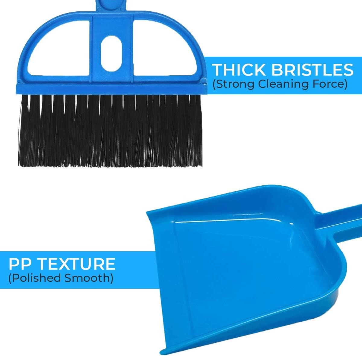 Mini Broom and Dustpan Set – Compact Cleaning Kit for Home, Car, Camping,