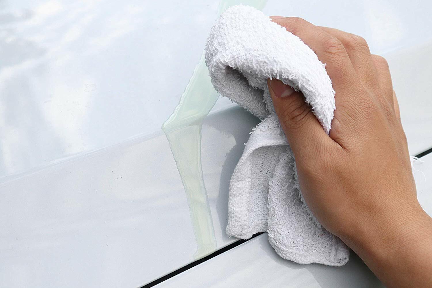 Case of 300 Terry Towels – 5 Bags of 60 All Purpose Cleaning Grade Rags – White